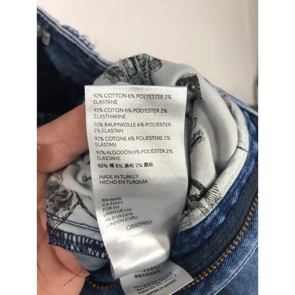 Anthropologie Pilcro Trouser Jeans 26 Blue Capsule Wardrobe Casual Everyday - Picture 8 of 12